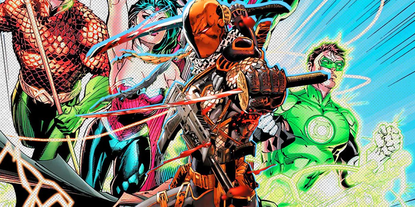 Deathstroke se enfrentó una vez a toda la Liga de la Justicia... Y ganó