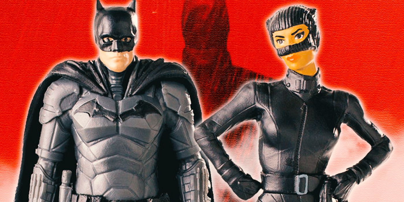 El merchandising del Teatro de Batman incluye figuras del Caballero Oscuro y Gatúbela para beber