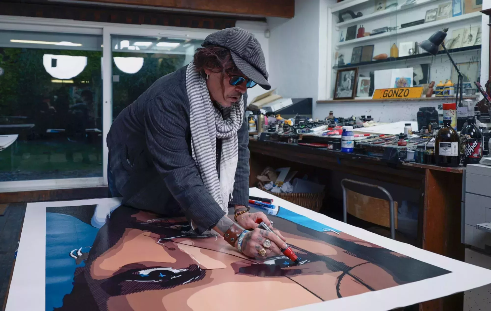 Johnny Depp venderá obras de arte de amigos y héroes como colección NFT