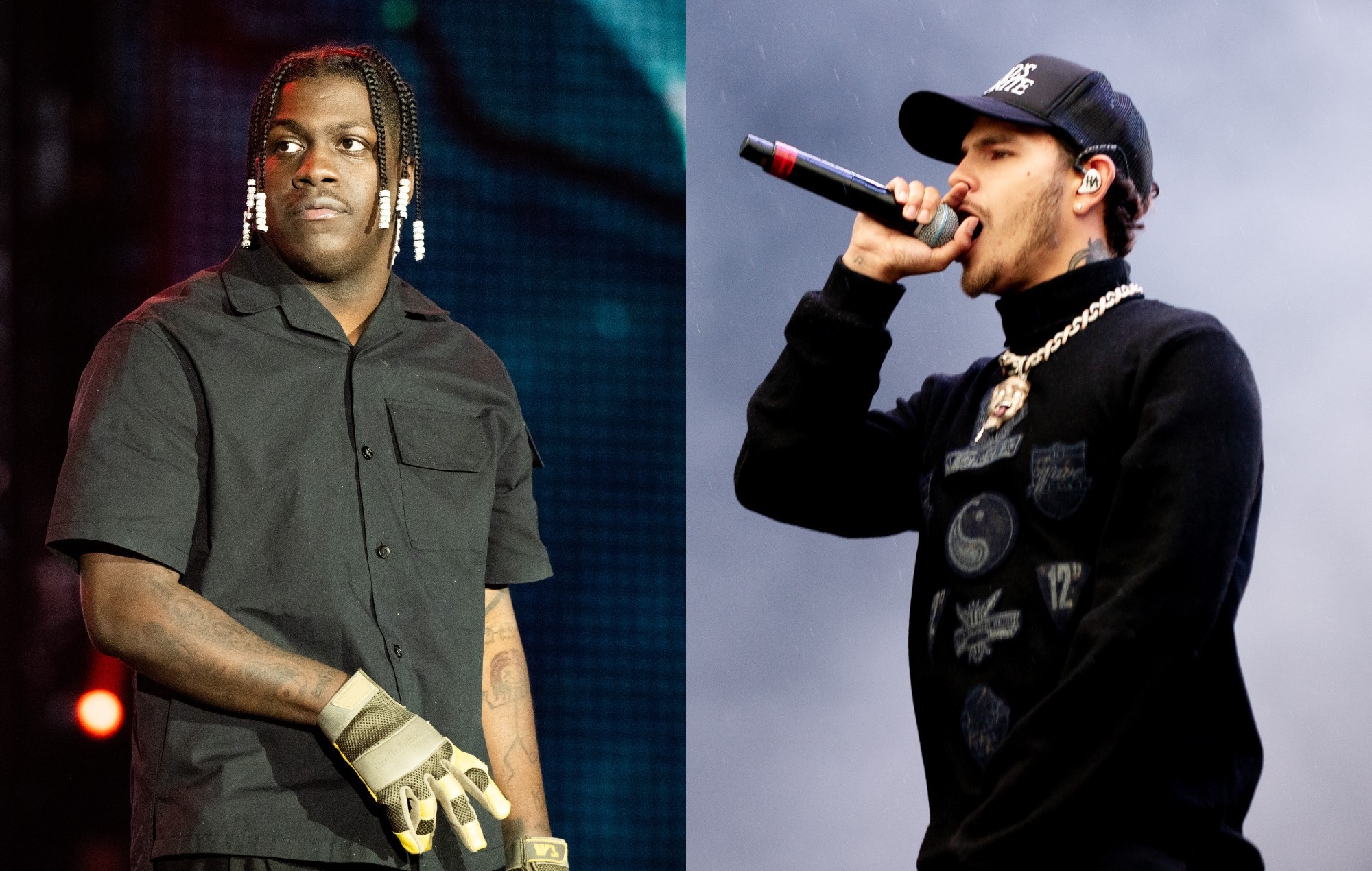 Lil Yachty se une a Slowthai en el escenario durante un concierto íntimo de 1 dólar