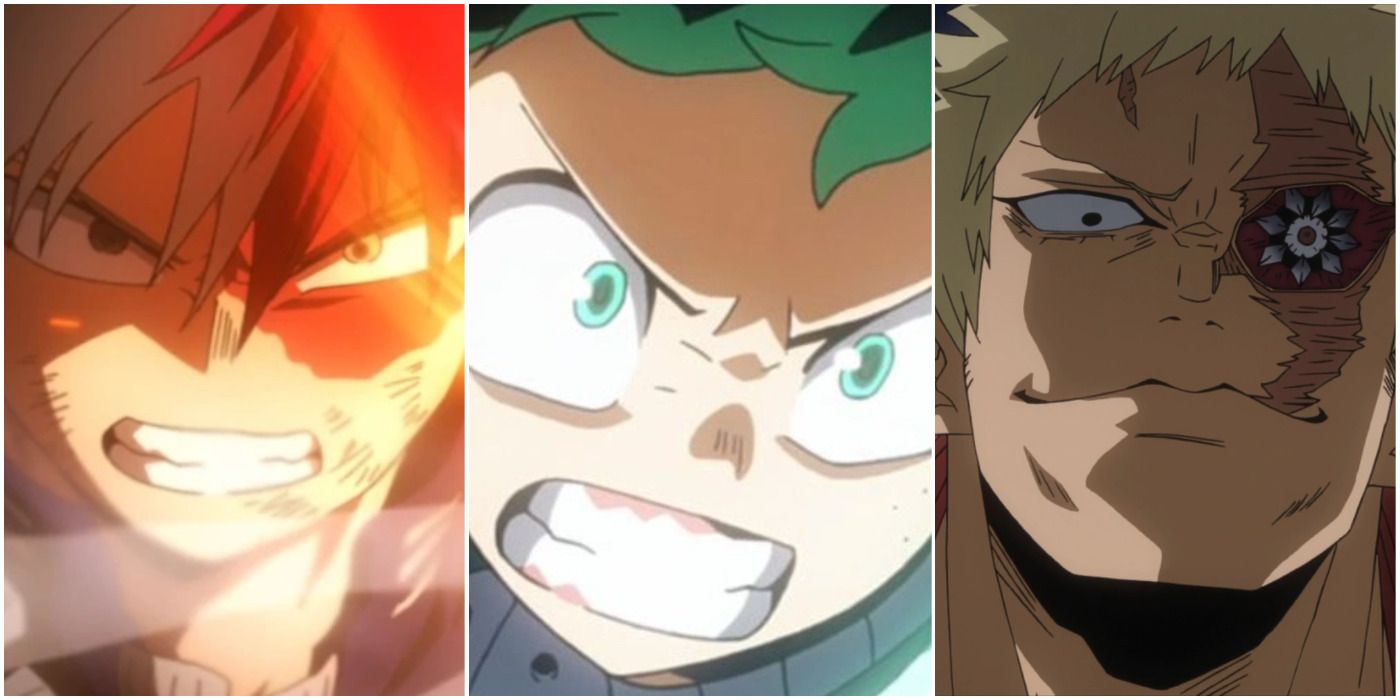 My Hero Academia: Las 10 mejores peleas de Izuku en el anime, clasificadas