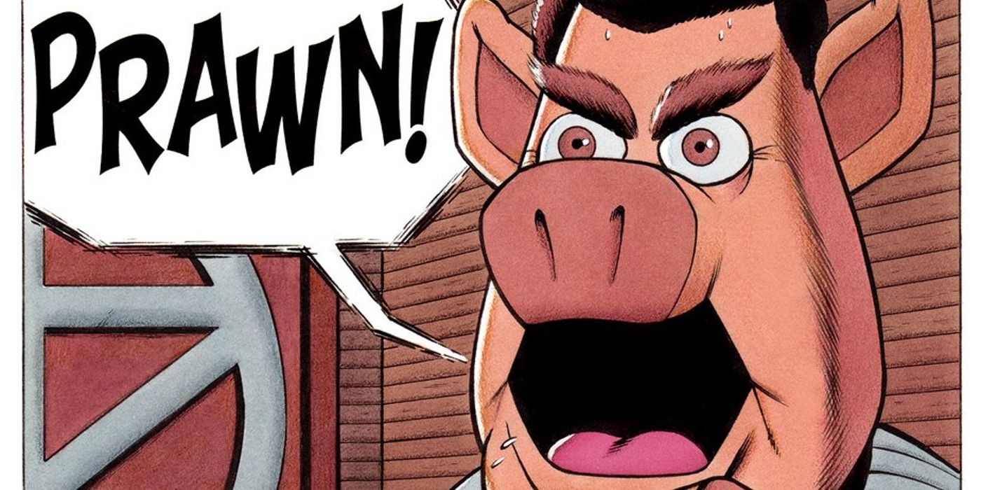 Star Trek se encuentra con los Muppets en el arte absolutamente perfecto de Wrath of Prawn