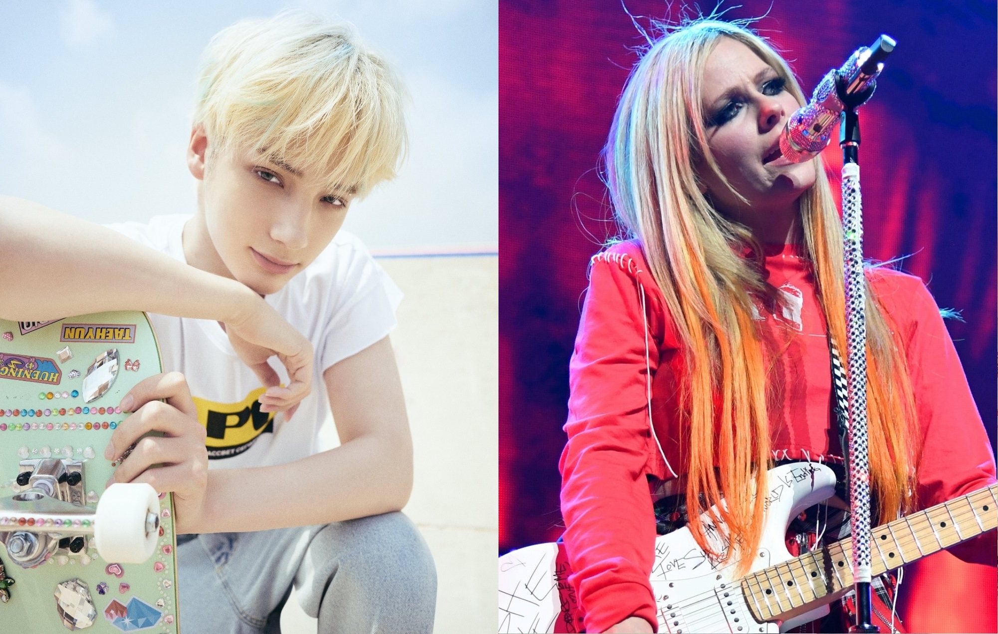 Escucha a Hueningkai de TXT versionar 'Sk8er Boi' de Avril Lavigne