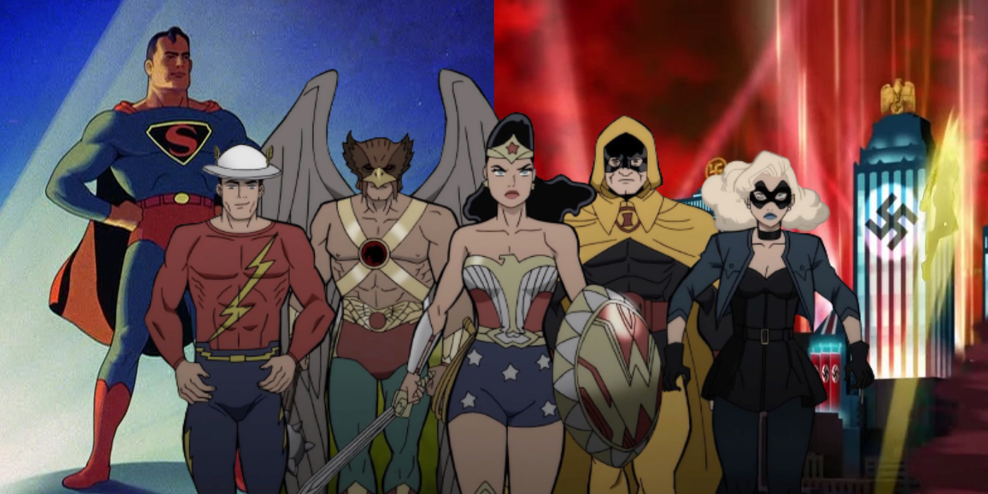 Sociedad de la Justicia: La Segunda Guerra Mundial y otras 5 veces que los héroes de DC lucharon contra los nazis en la animación