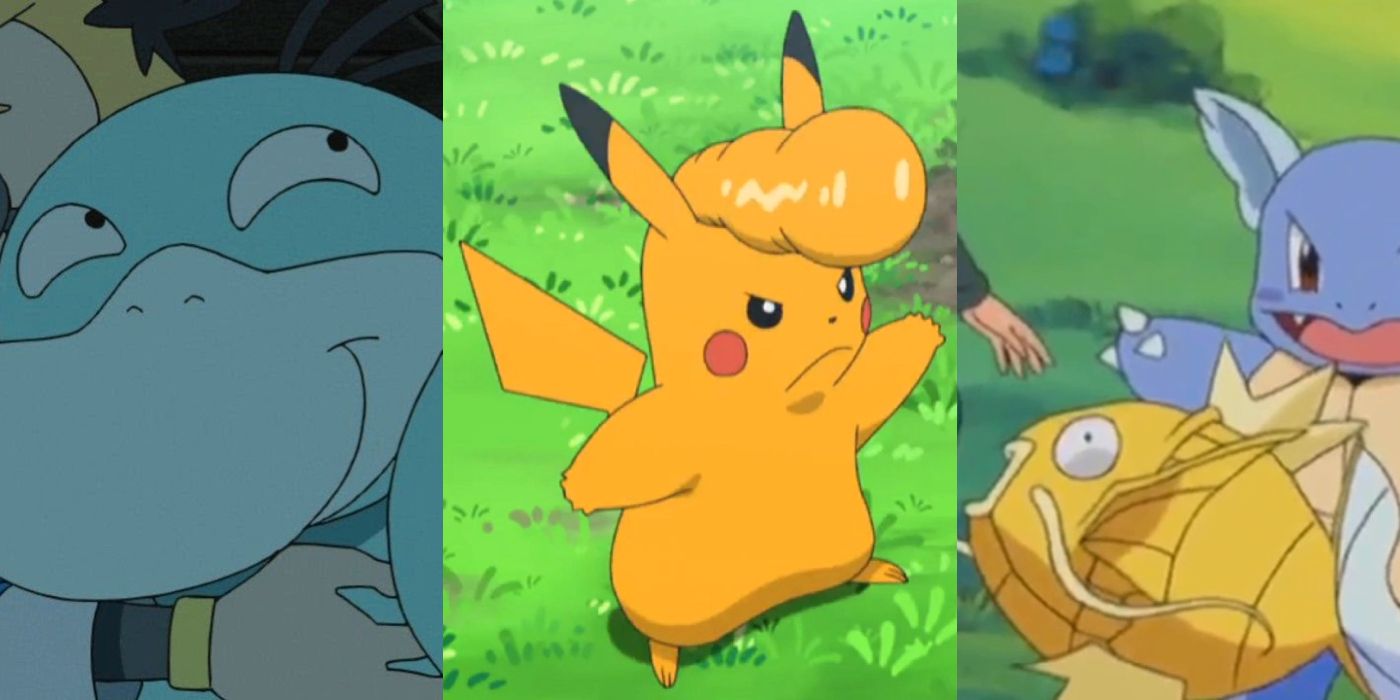 10 Pokémon Shiny más débiles que aparecieron en el anime