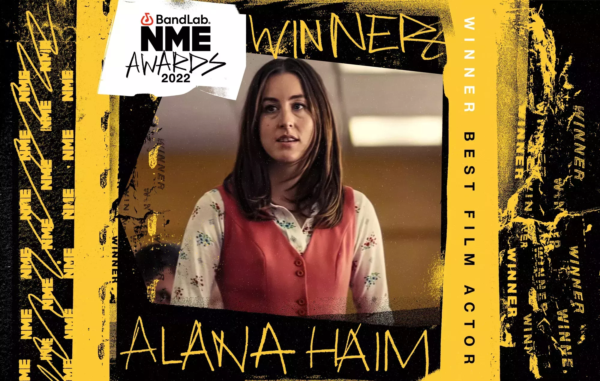 Alana Haim gana el premio al mejor actor de cine en los BandLab NME Awards 2022