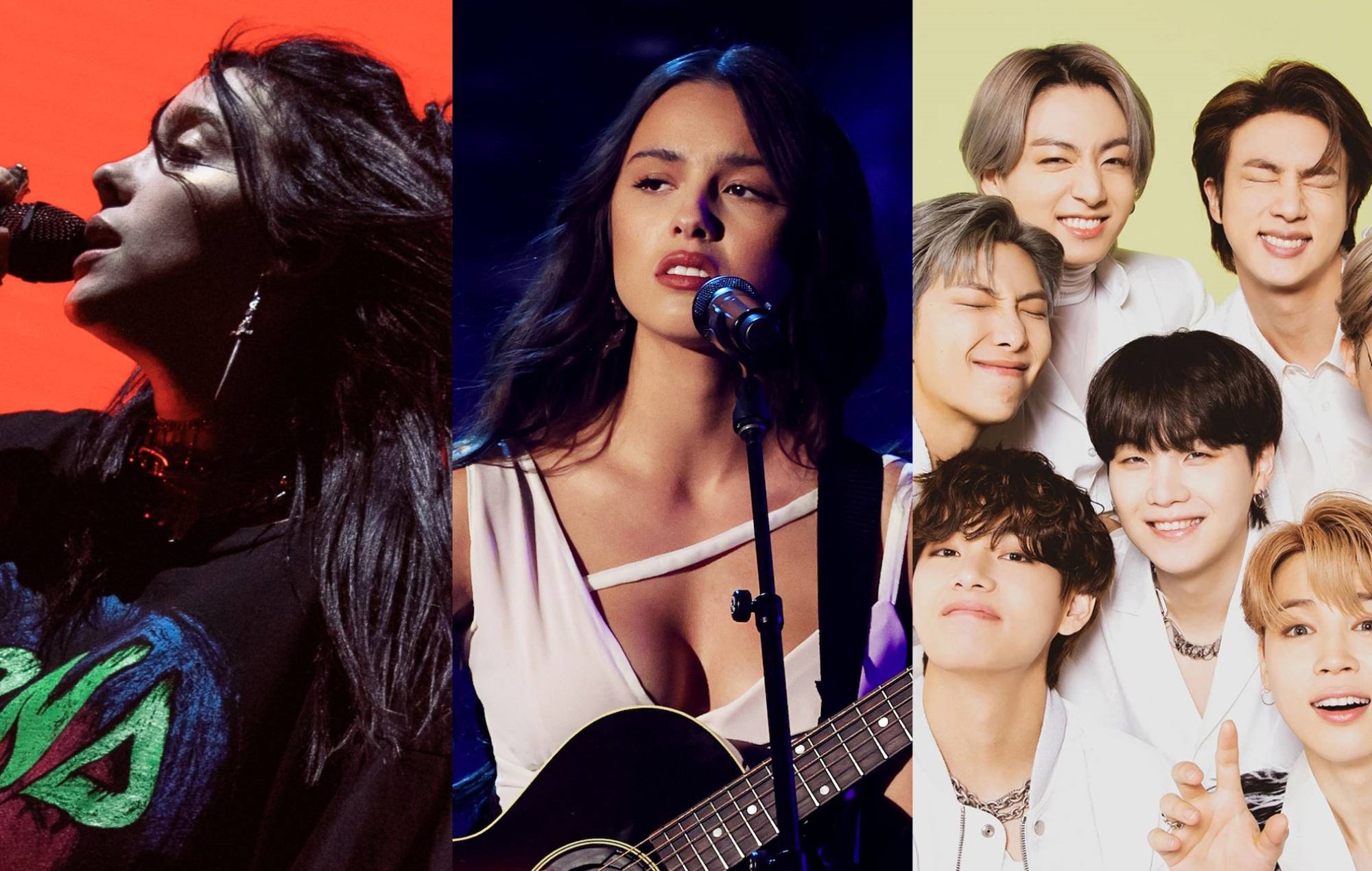 Billie Eilish, Olivia Rodrigo y BTS actuarán en los Grammy 2022