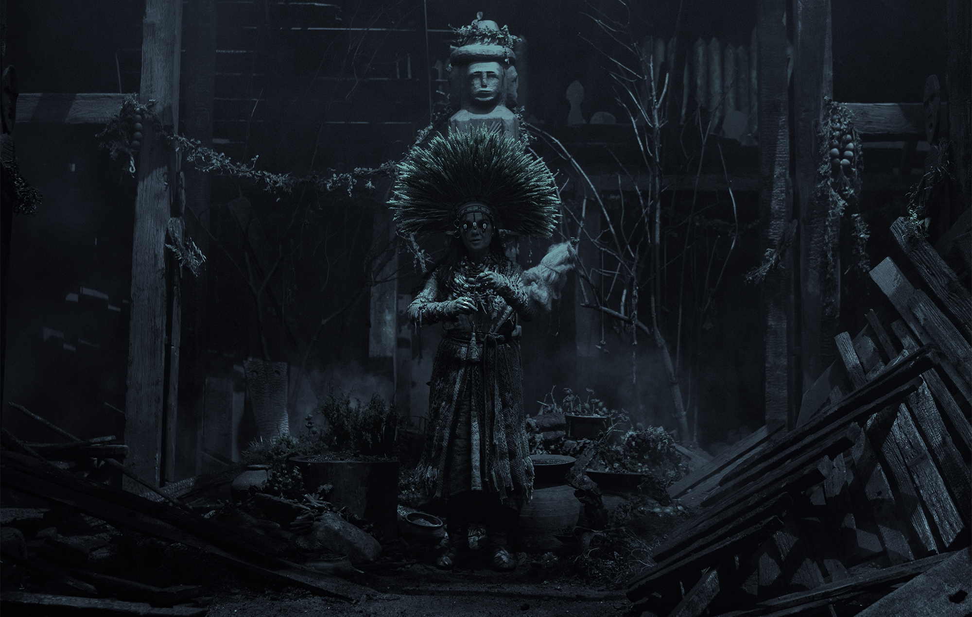 Björk interpreta a una tenebrosa vendedora en el clip exclusivo de 'The Northman'