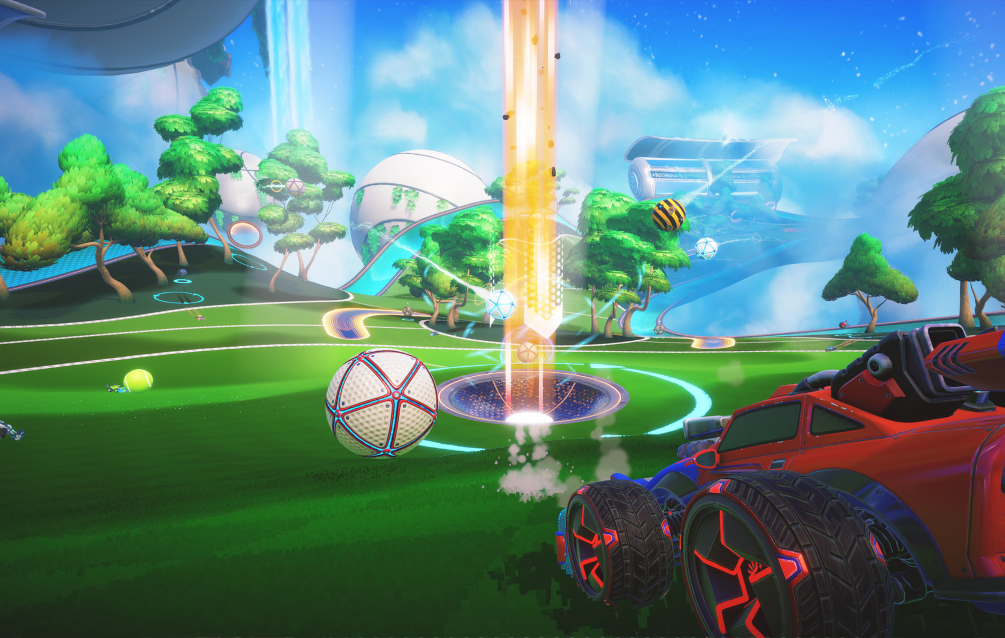 Turbo Golf Racing' es 'Rocket League' en una calle