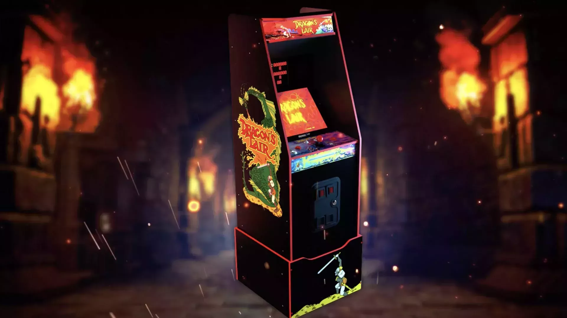 Vuelve a los dÃas de gloria del LaserDisc con el nuevo gabinete Dragon's Lair de Arcade1Up