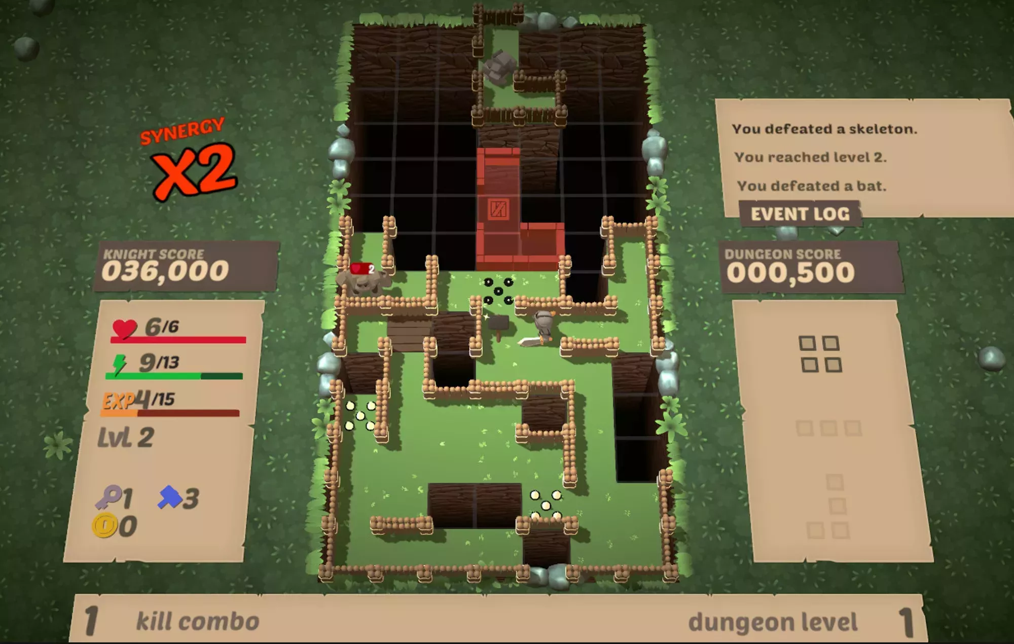 Blocky Dungeon' es un magnífico 'Tetris'-roguelike para los amantes de los puzzles