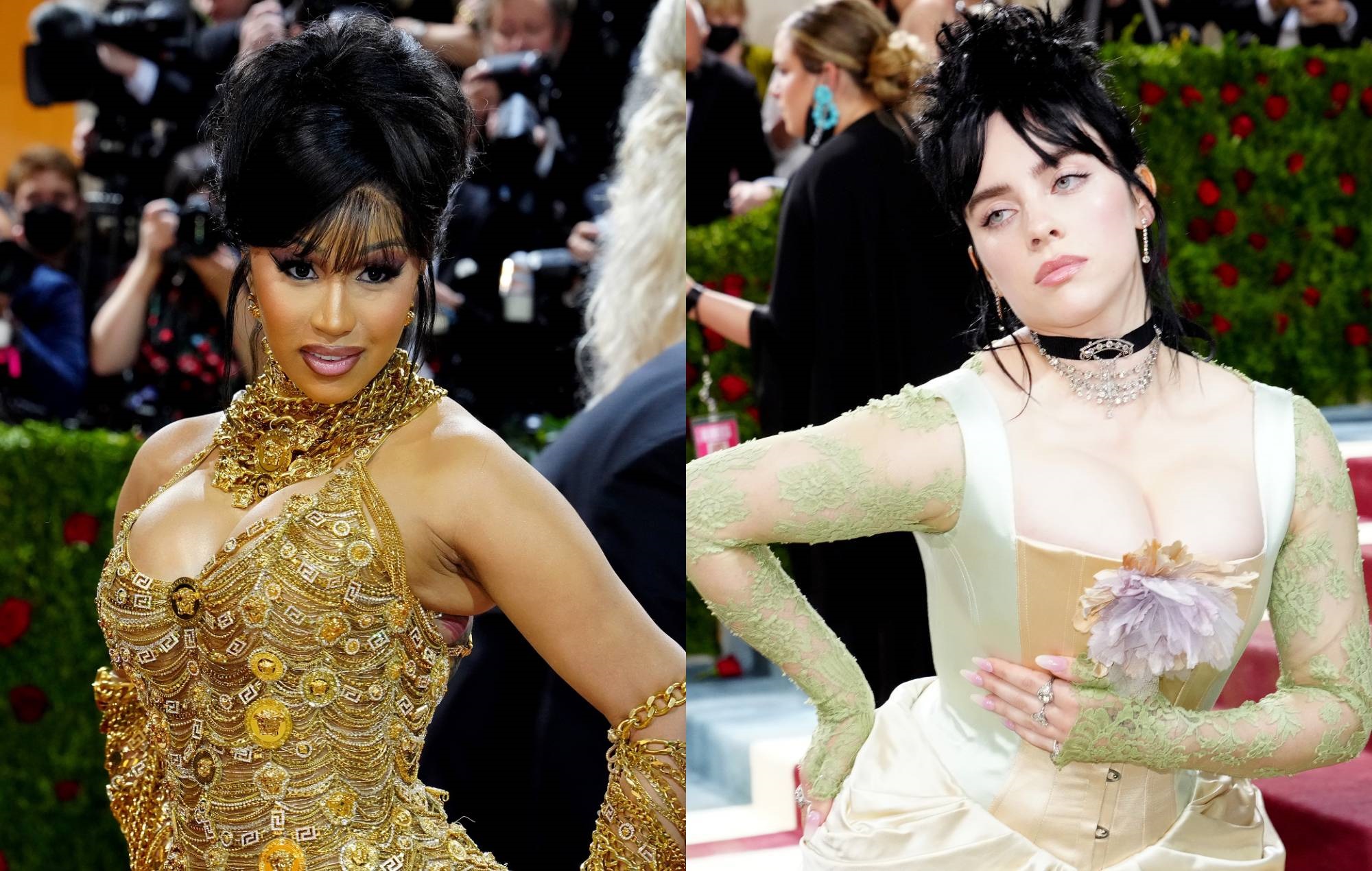 Cardi B y Billie Eilish aclaran los rumores de ruptura por el comentario "raro" de la Met Gala