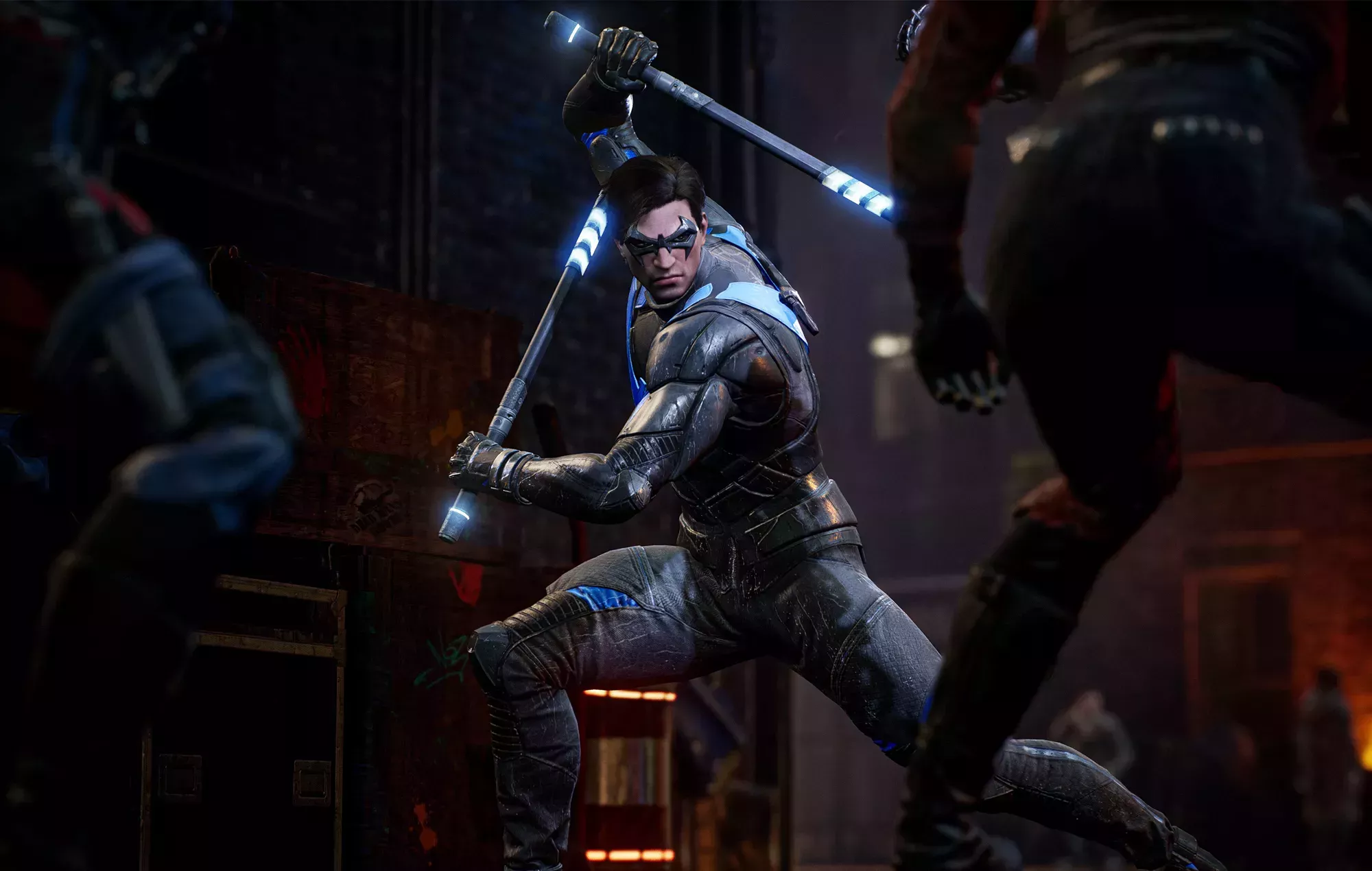 El nuevo gameplay de 'Gotham Knights' muestra a Nightwing y Red Hood en acción