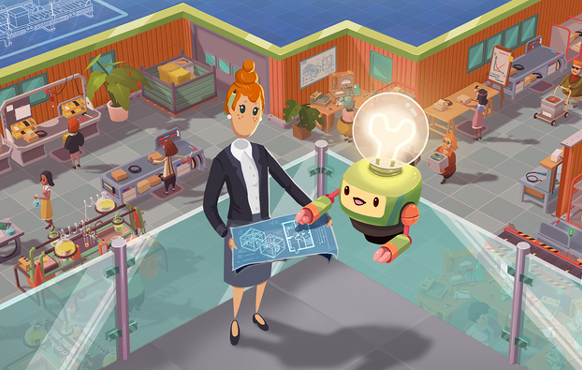 El simulador de gestión de fábricas 'Good Company' se lanza en PC el próximo mes