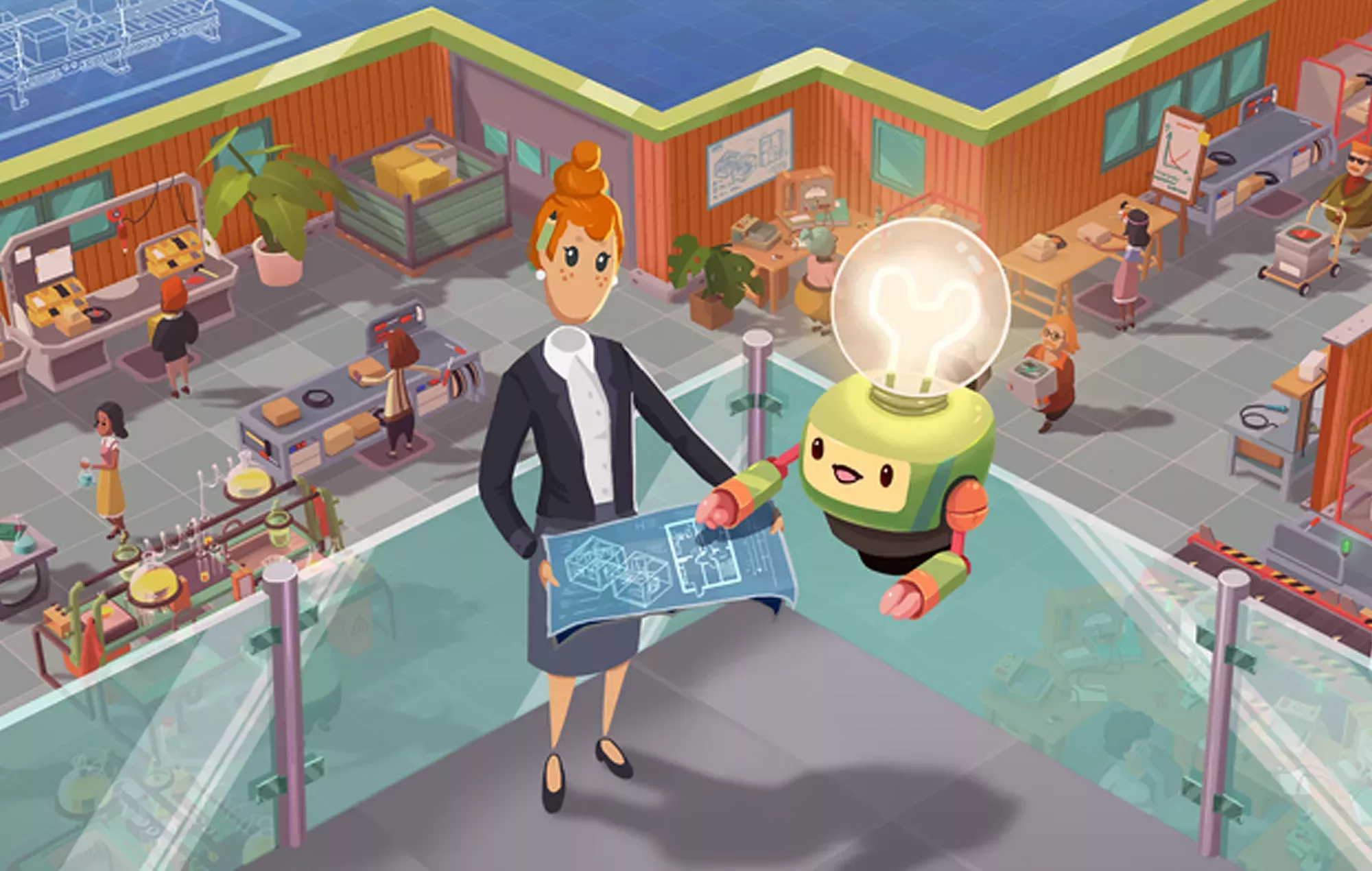 El simulador de gestión de fábricas 'Good Company' se lanza en PC el próximo mes