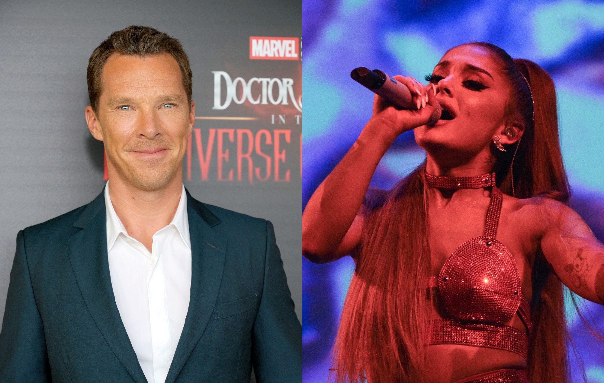 Mira cómo Benedict Cumberbatch intenta descifrar la letra de Ariana Grande