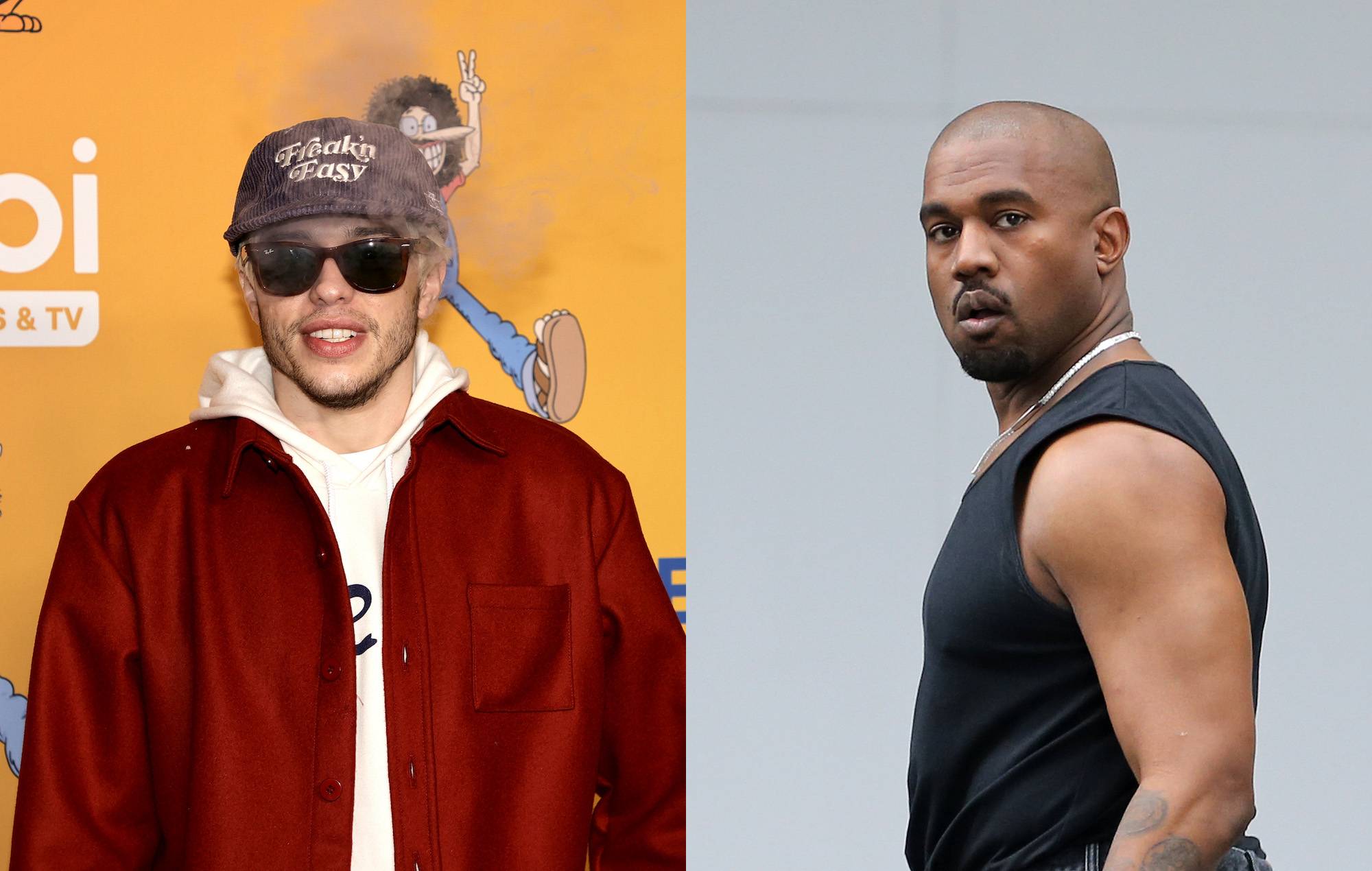 Mira cómo Pete Davidson bromea sobre Kanye West "haciendo un 'Señora Doubtfire'"