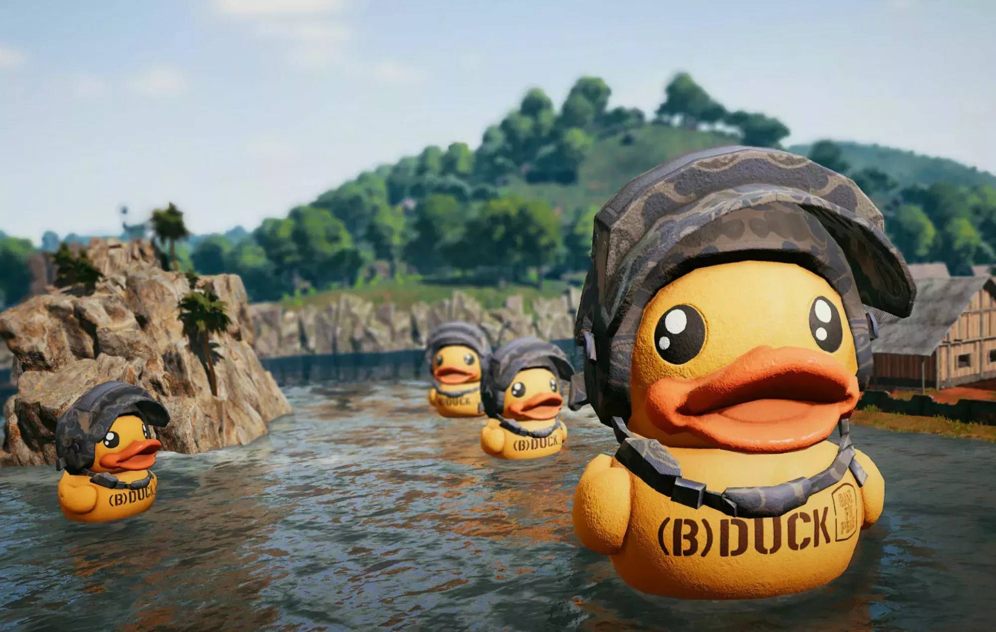 'PUBG: Battlegrounds' introduce la zona de entrenamiento 1v1, el teletransporte y los patos gigantes