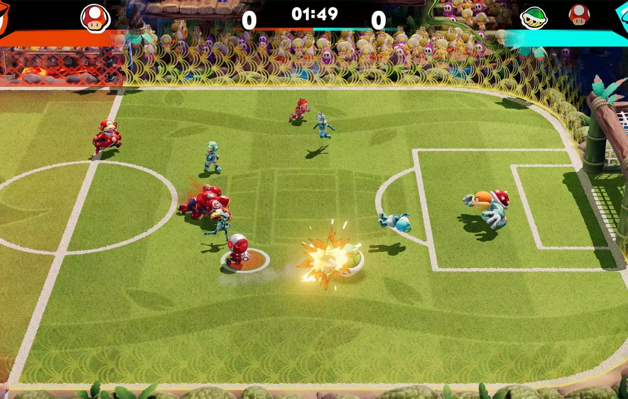 Estos son los horarios de juego online de 'Mario Strikers: Battle League Football' en línea este fin de semana