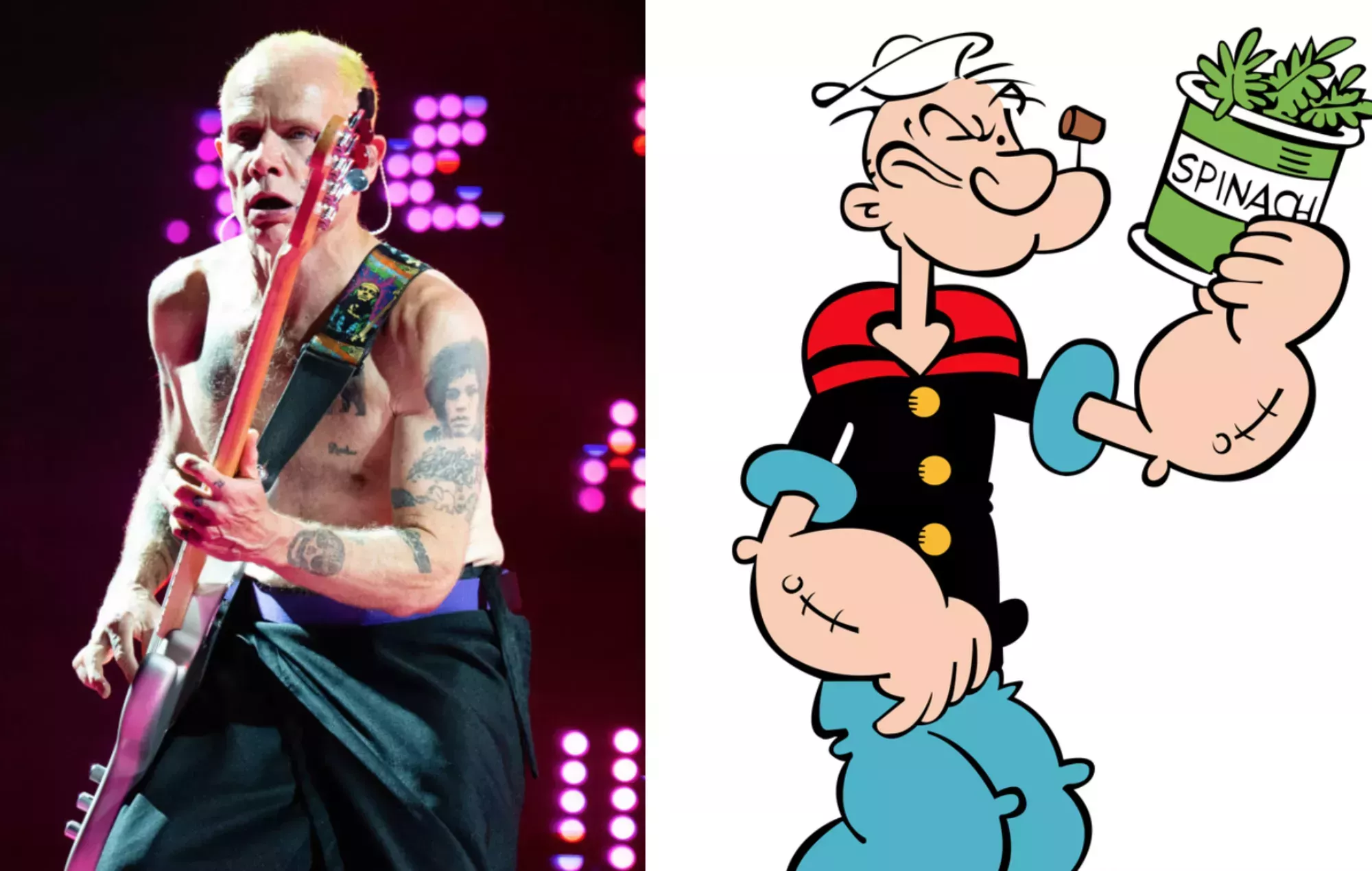 Flea, de Red Hot Chili Peppers, quiere interpretar a Popeye en una película de acción real
