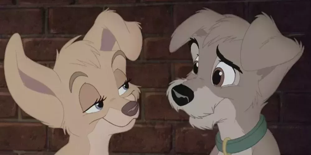 Scamp and Angel - Lady and the Tramp II: Scamp's Adventure
