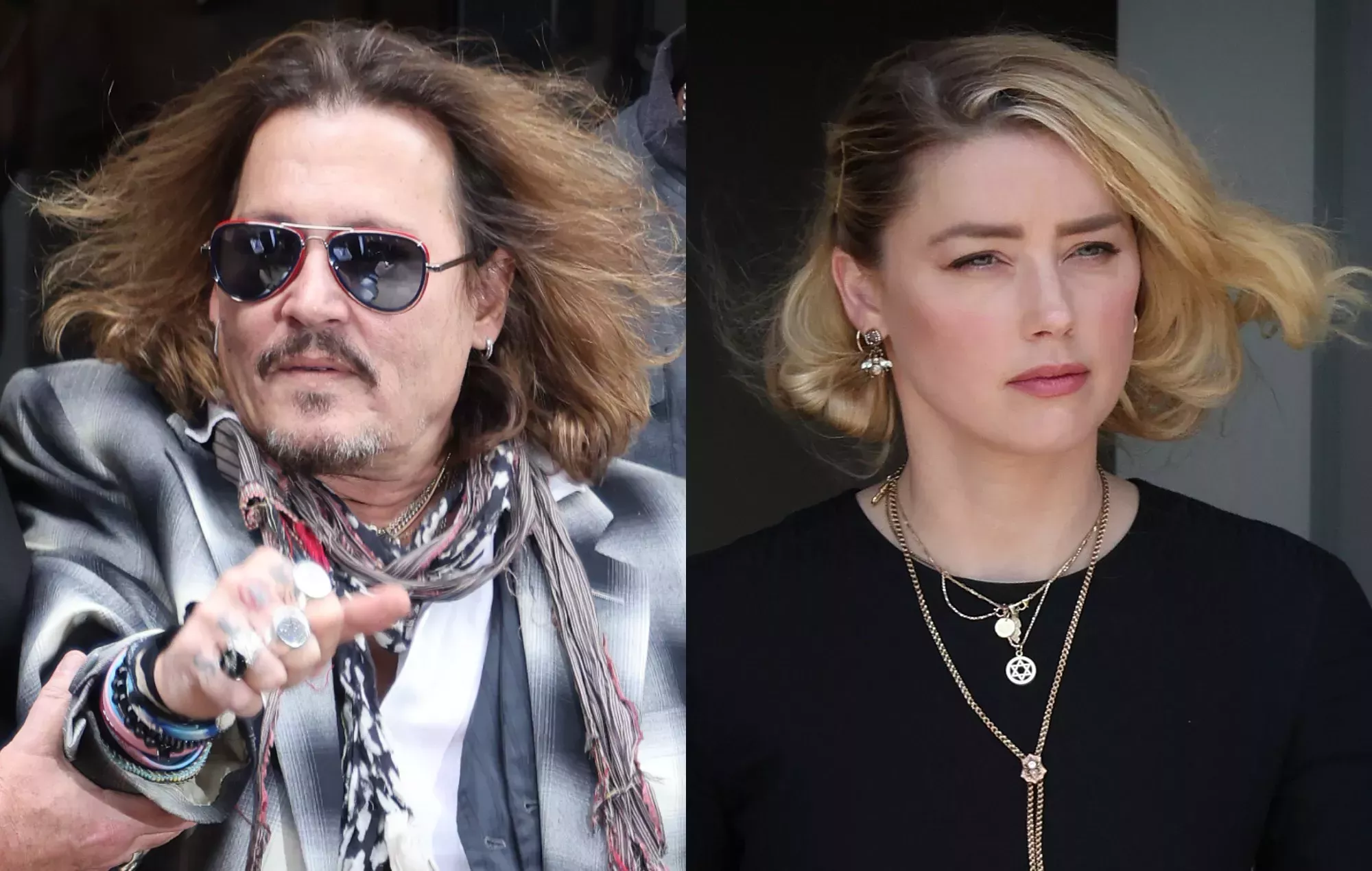 Los miembros del jurado de Johnny Depp contra Amber Heard 