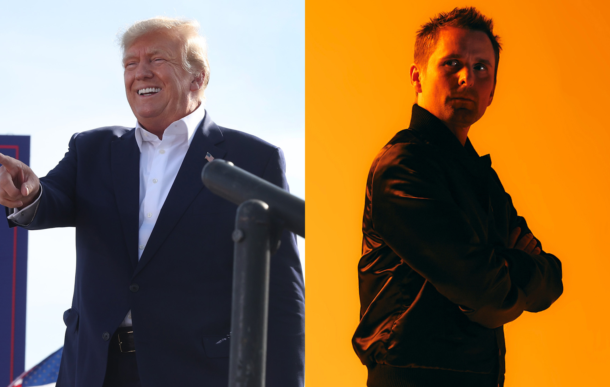 Matt Bellamy, de Muse, dice que el reino de la división de Trump permitió a Putin "causar el caos" en Occidente