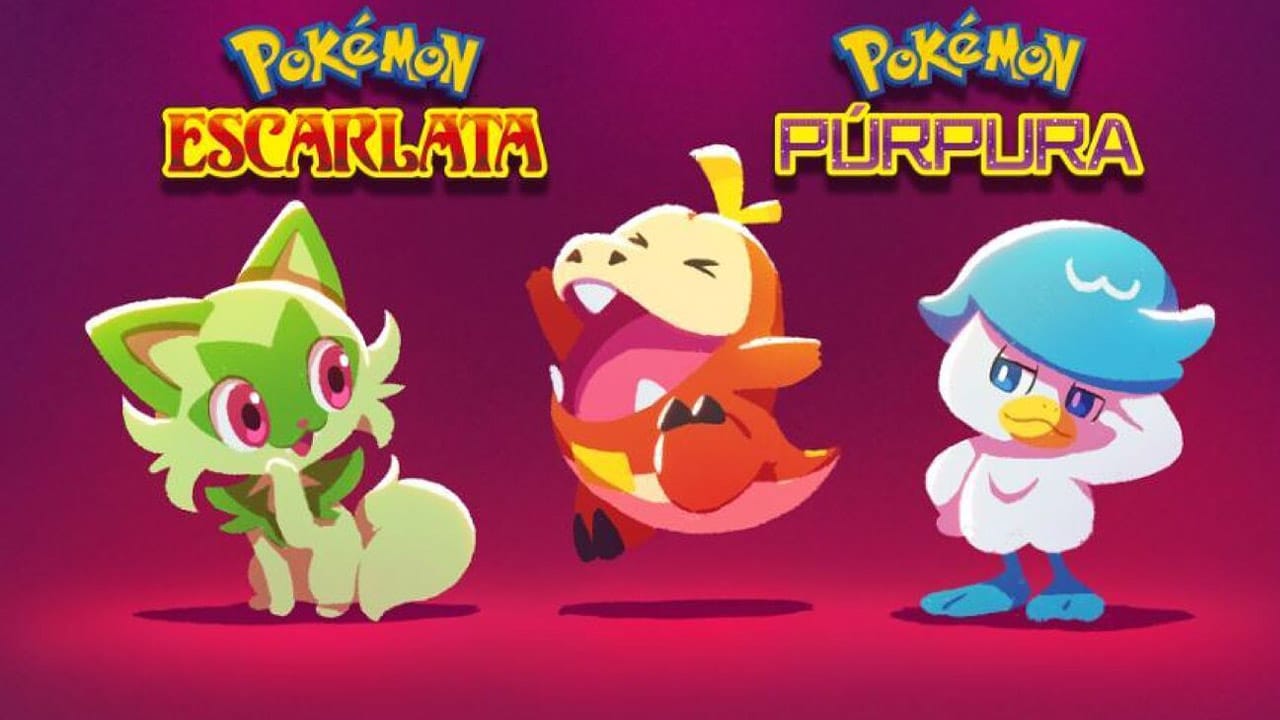 Se anuncia loa fecha de lanzamiento del Pokémon Escarlata y Purpura