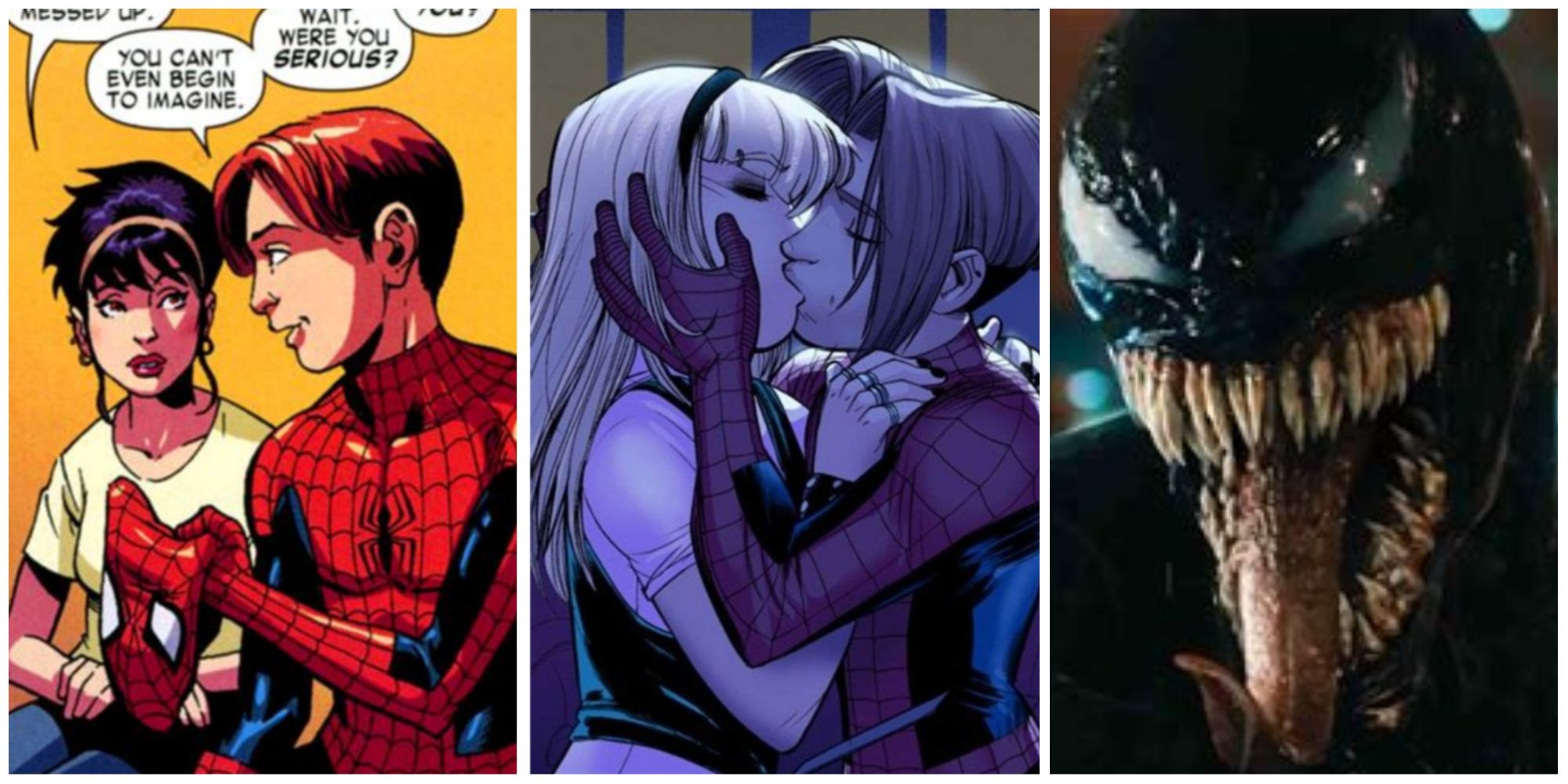 10 romances y relaciones más sanas de Spiderman