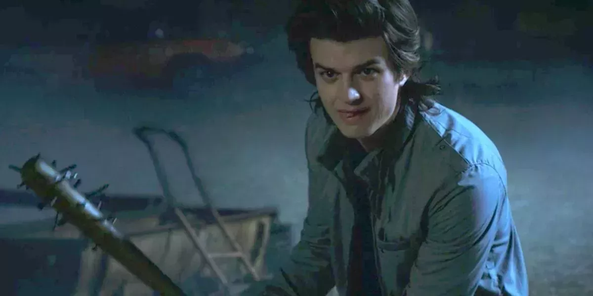 Steve with bat - Stranger Things 2