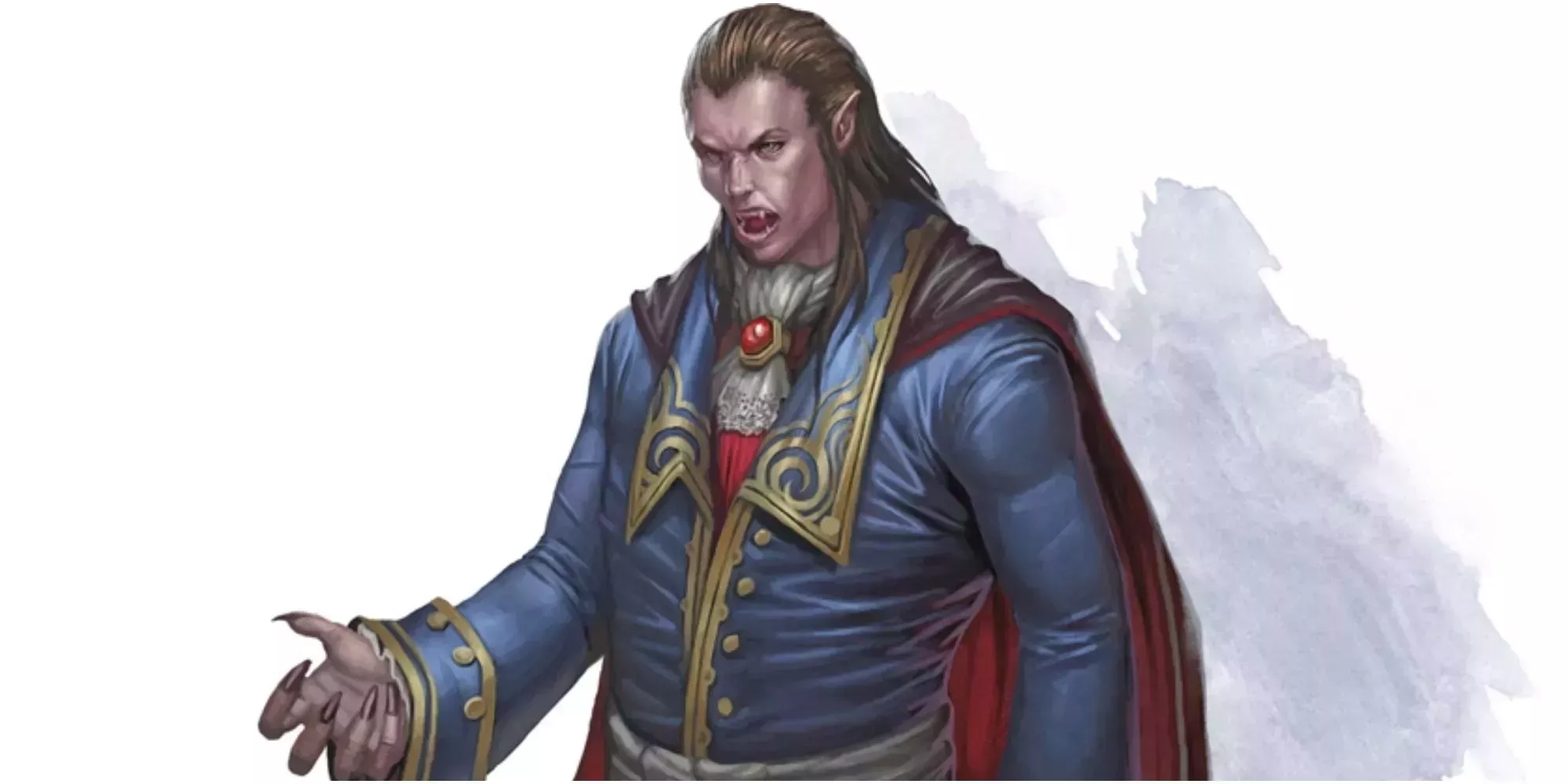 A vampire in elegant dress in Dungeons & Dragons