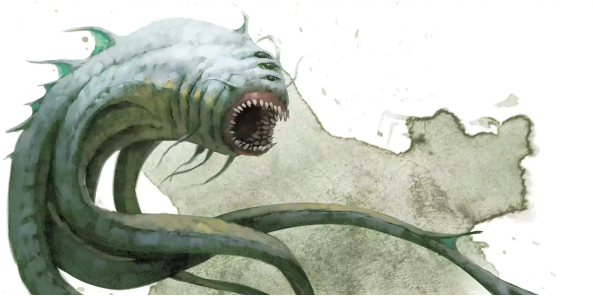 An underwater Aboleth monster in Dungeons & Dragons