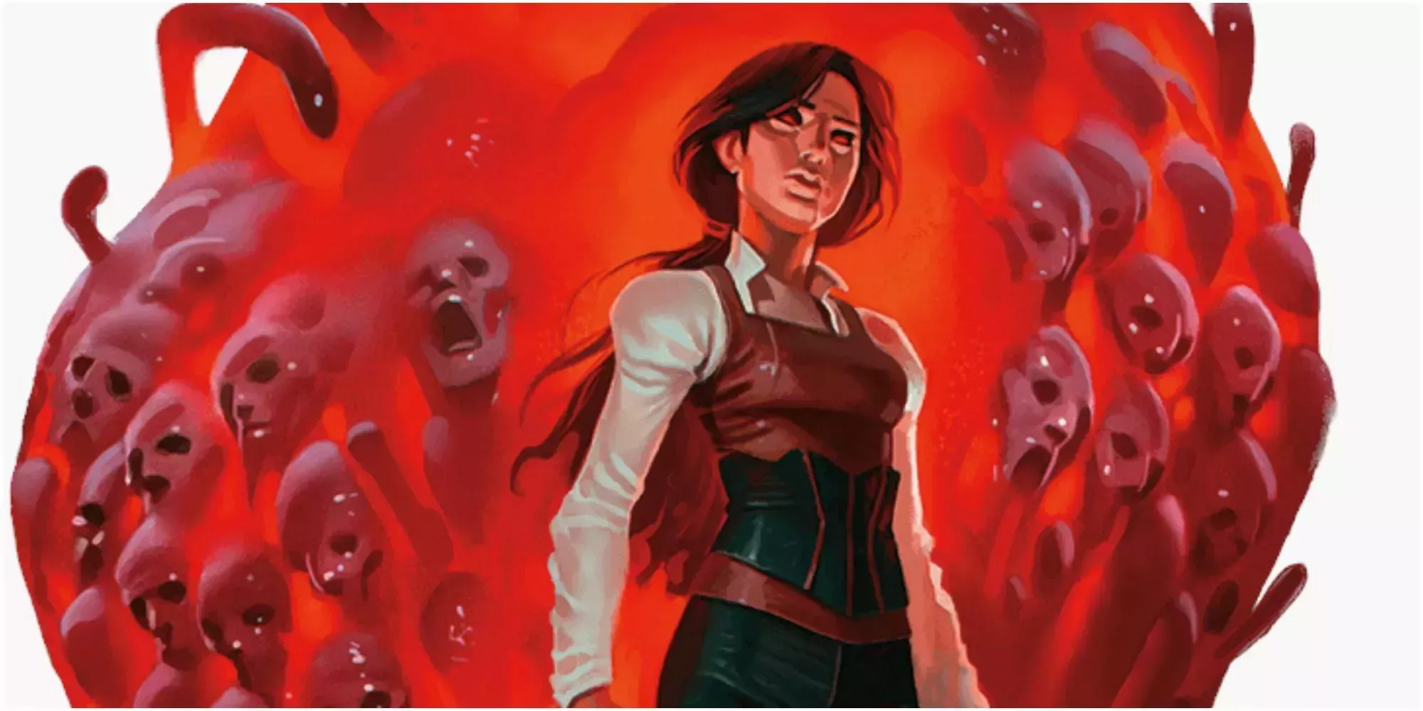 An Oblex Ooze impersonating a woman in Dungeons & Dragons