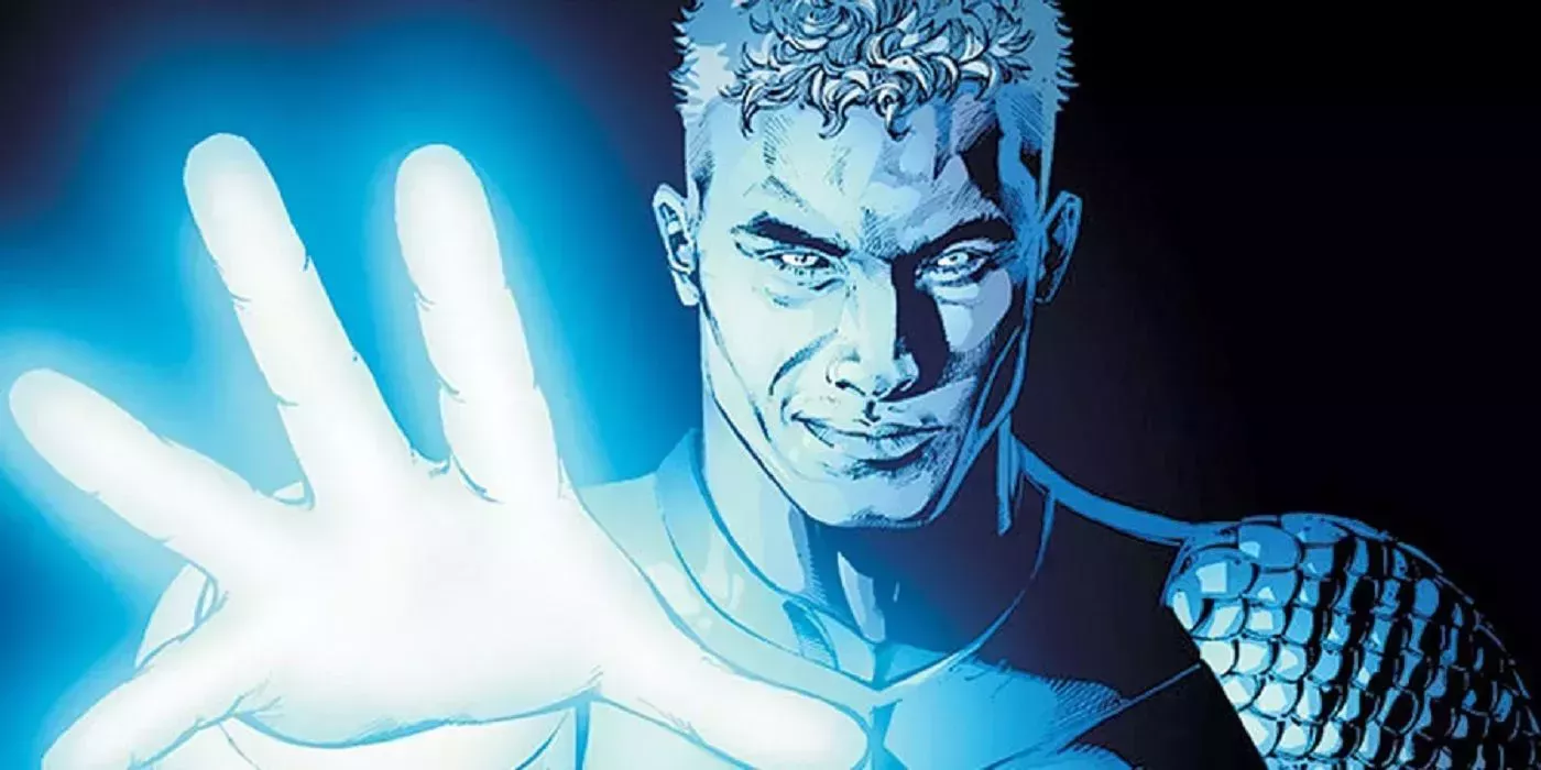 Jericho gestures with a glowing hand in DC Comics