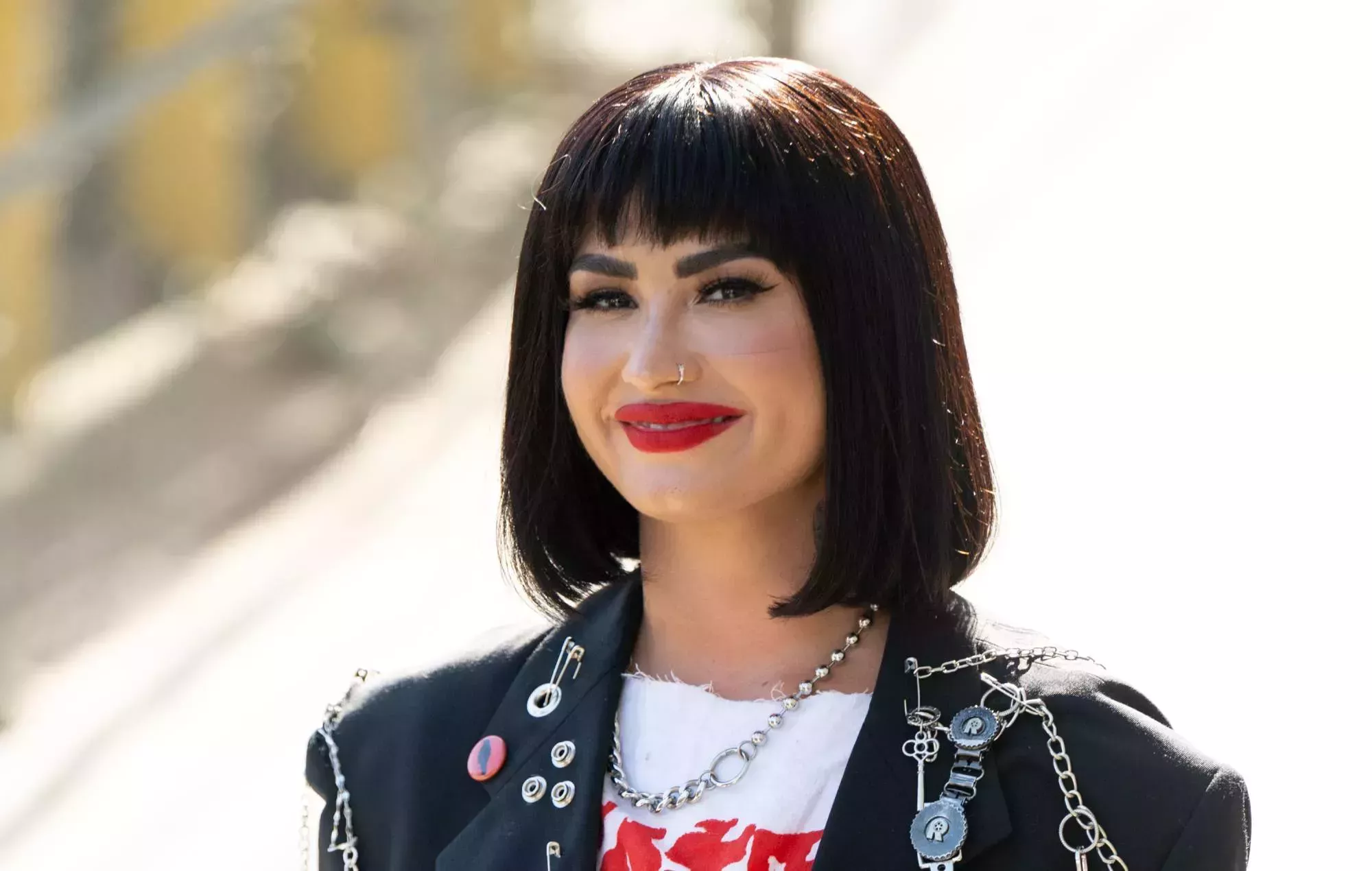 Demi Lovato sufre una lesión facial antes de su aparición en 'Jimmy Kimmel'