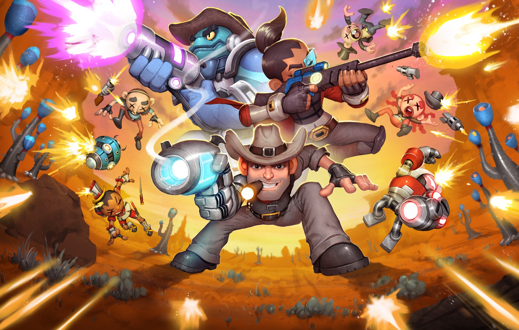 El creador de 'Crossy Road' anuncia el shooter del oeste espacial 'TombStar'