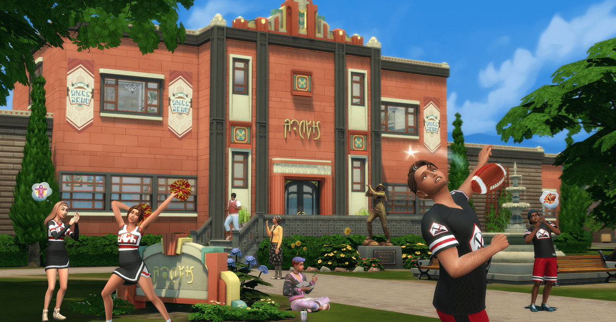 Enamórate y haz bromas en la expansión Años de instituto de Los Sims 4