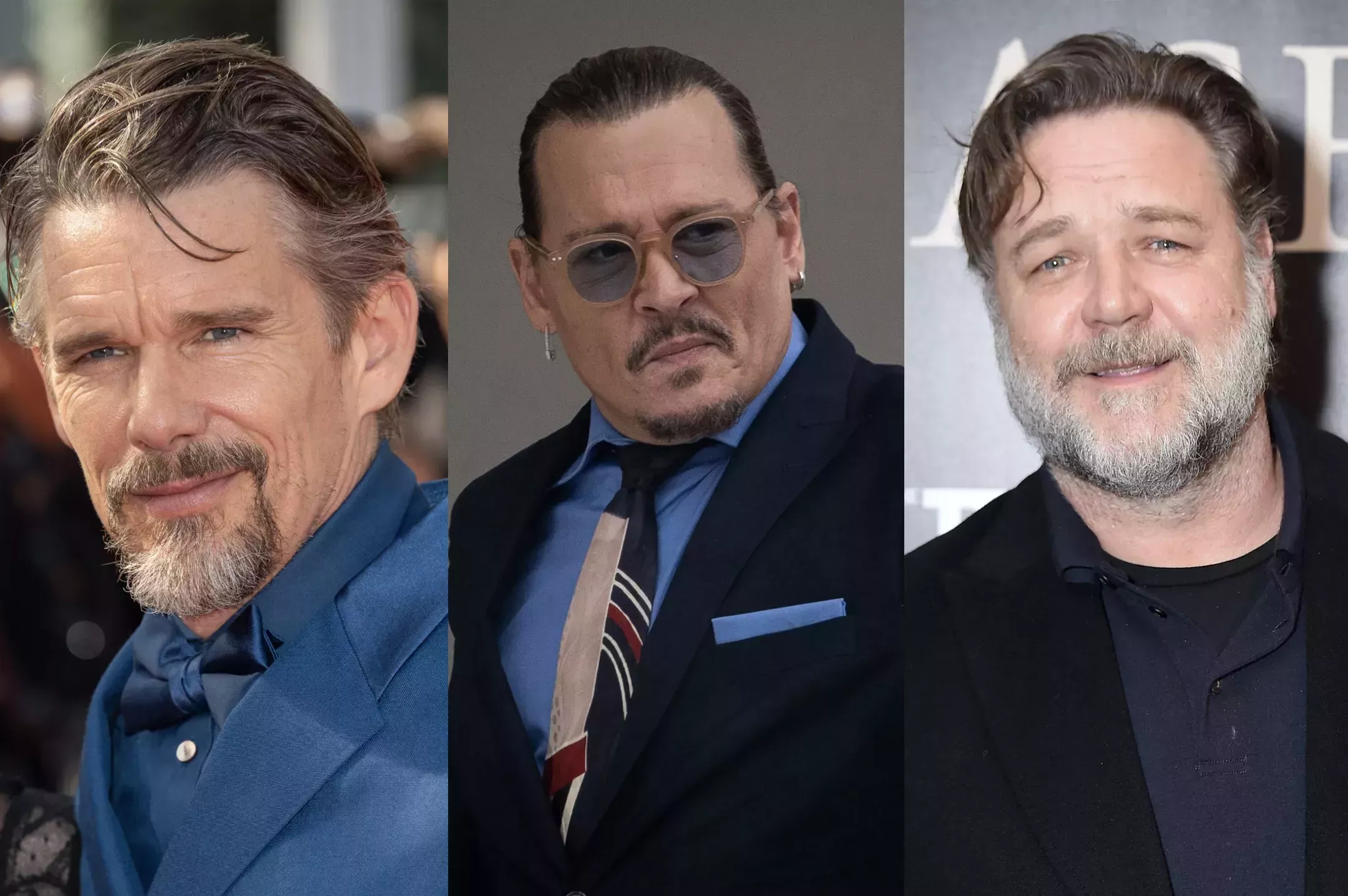 Ethan Hawke dice que Johnny Depp y Russell Crowe
