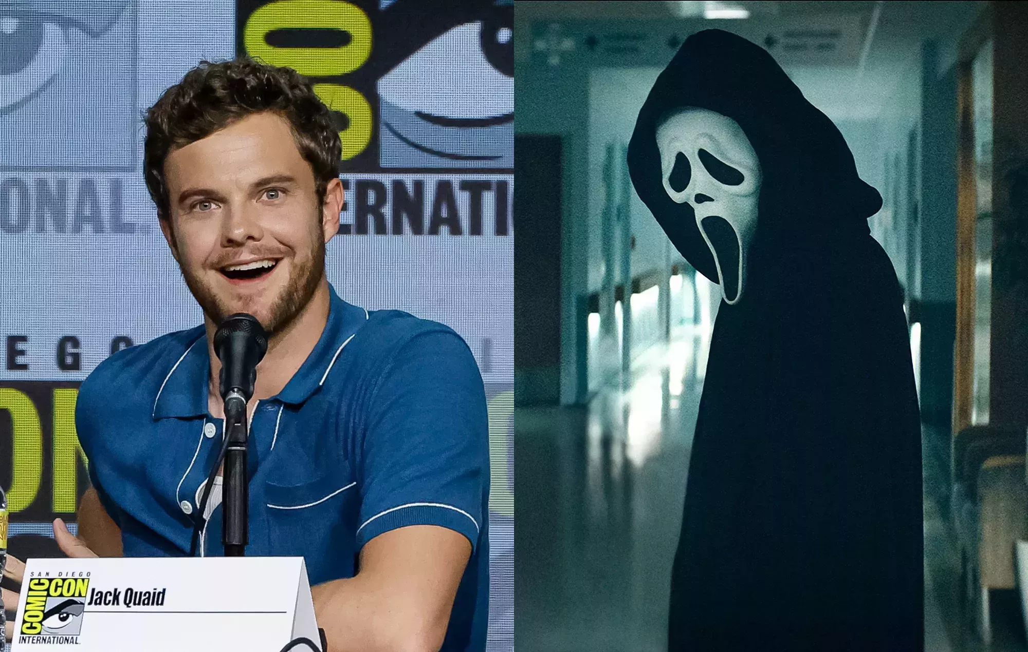 Jack Quaid se disfrazó de Ghostface de 'Scream' en la Comic-Con 2022
