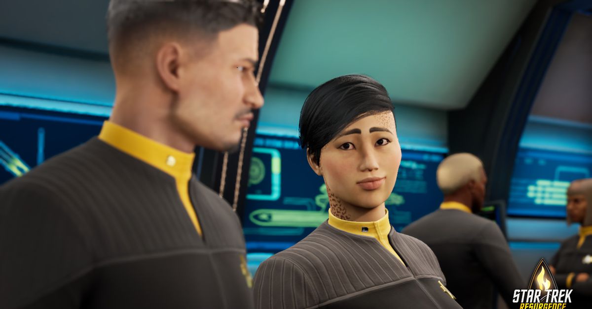 La mezcla de diálogos y acción de Star Trek es ideal para un juego de estilo Telltale