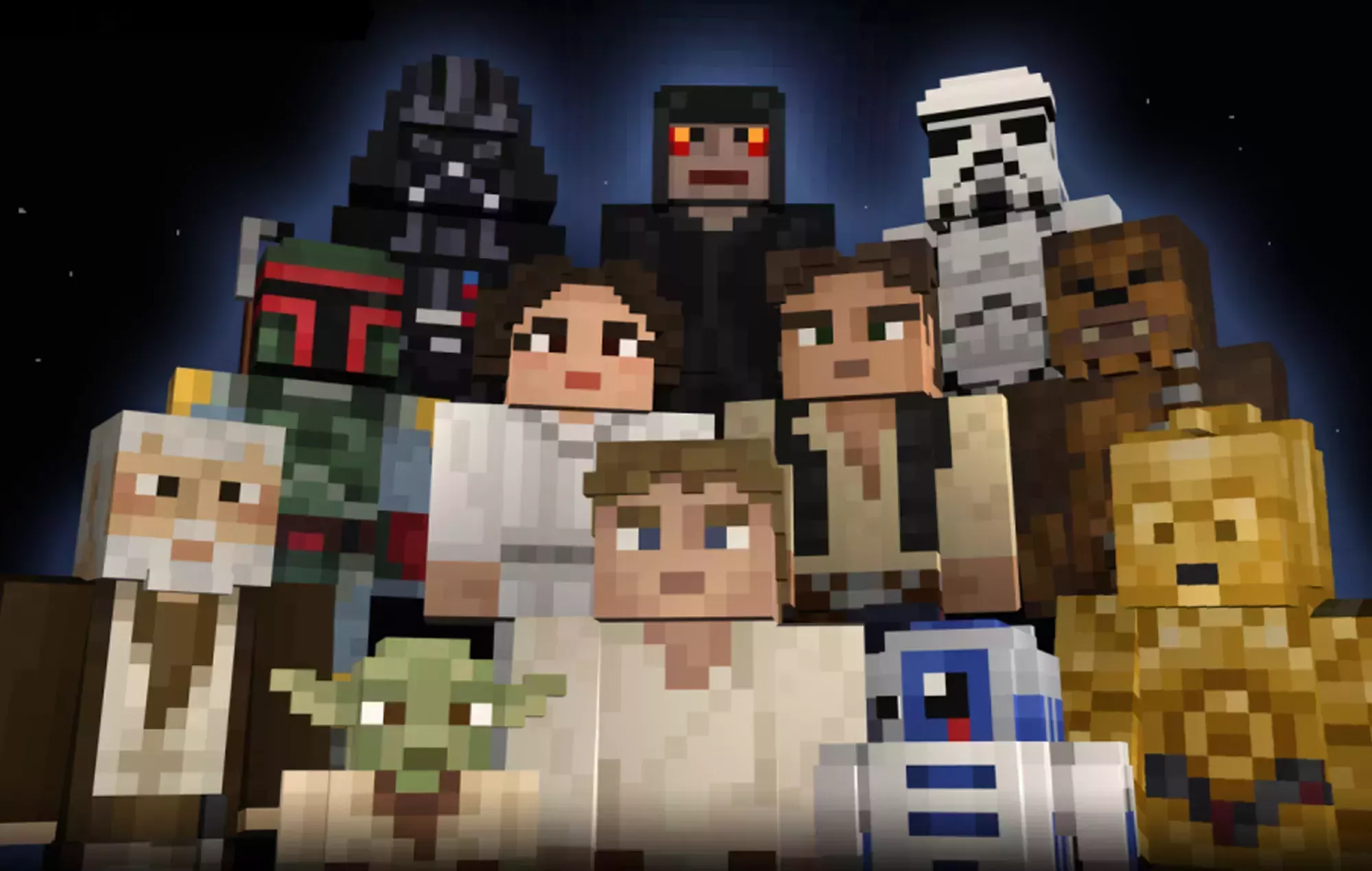 Un jugador de 'Minecraft' recrea el crawl de apertura de 'Star Wars: Una nueva esperanza'