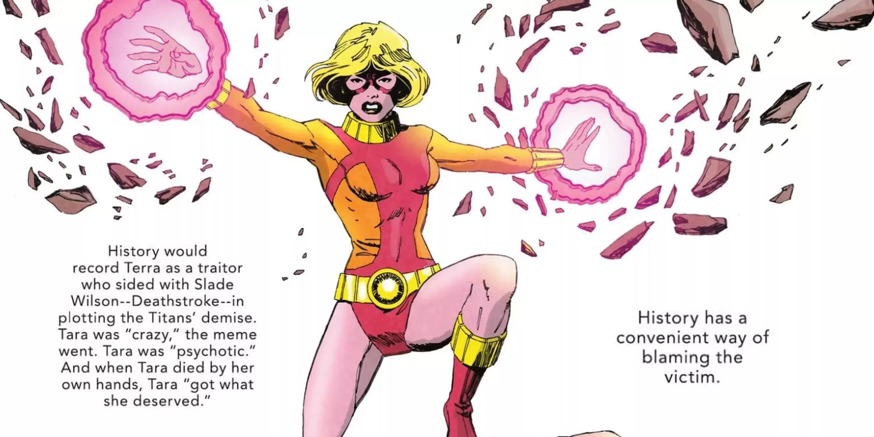 DC Comics reevaluates Terra's standing as a villain