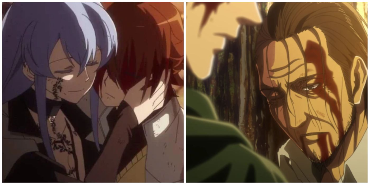 10 villanos de anime que murieron pacíficamente