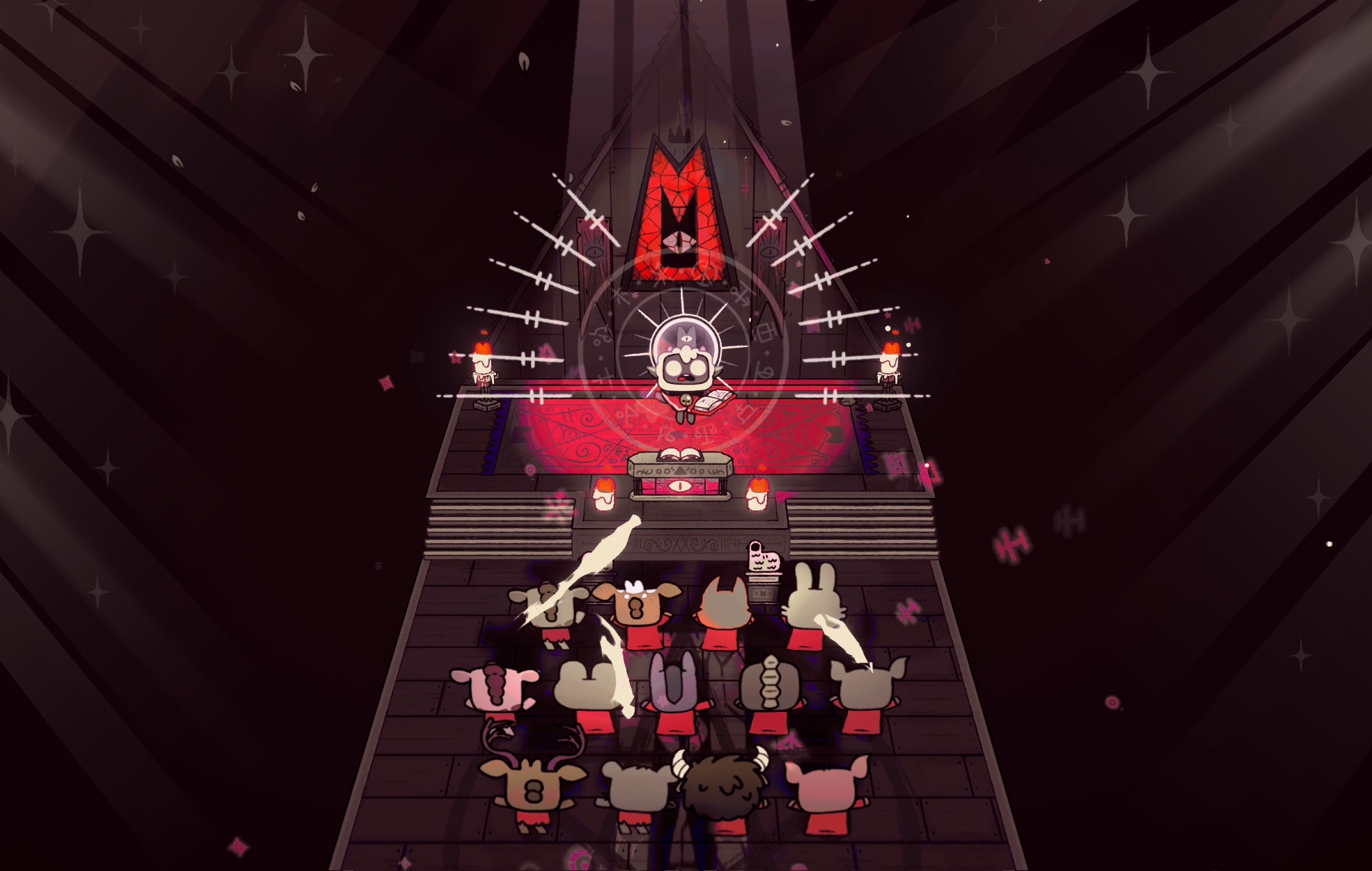 'Cult Of The Lamb' parchea un "cubo de aspecto extraño" y cerraduras blandas