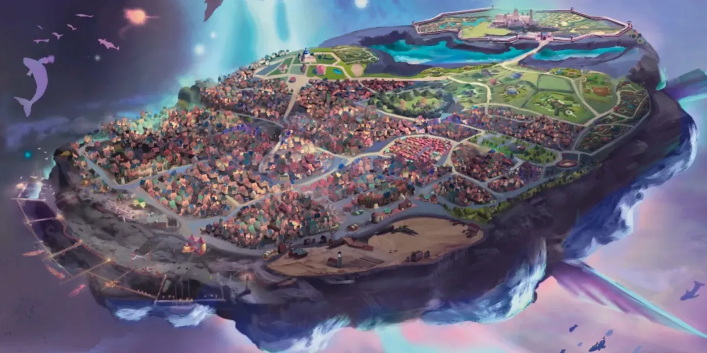 D&amp;D: Las 10 mejores cosas de la localización de Rock of Bral de Spelljammer 5e