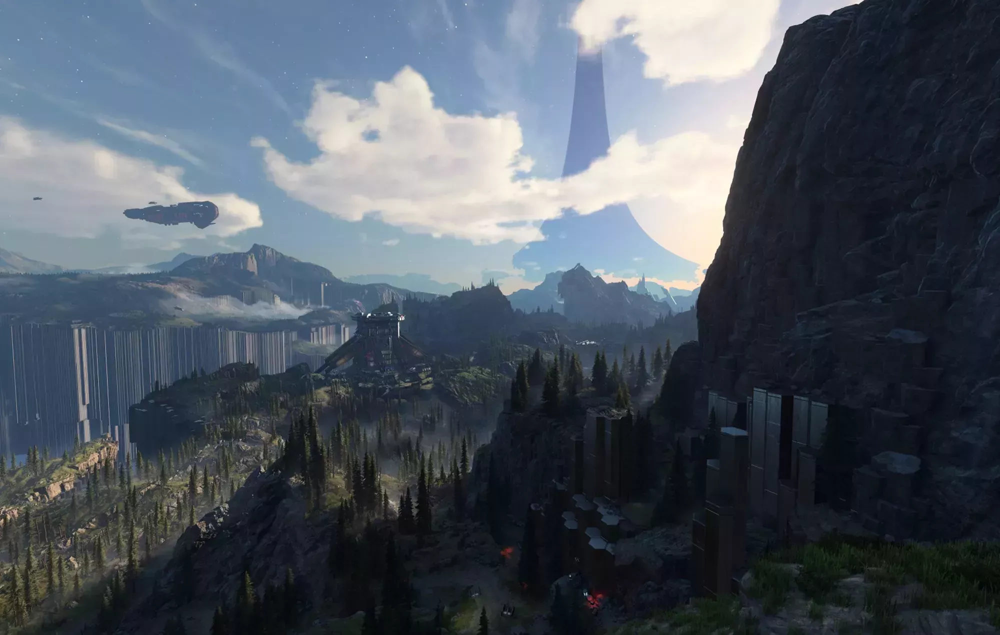 El mundo abierto de 'Halo Infinite' se redujo antes del lanzamiento