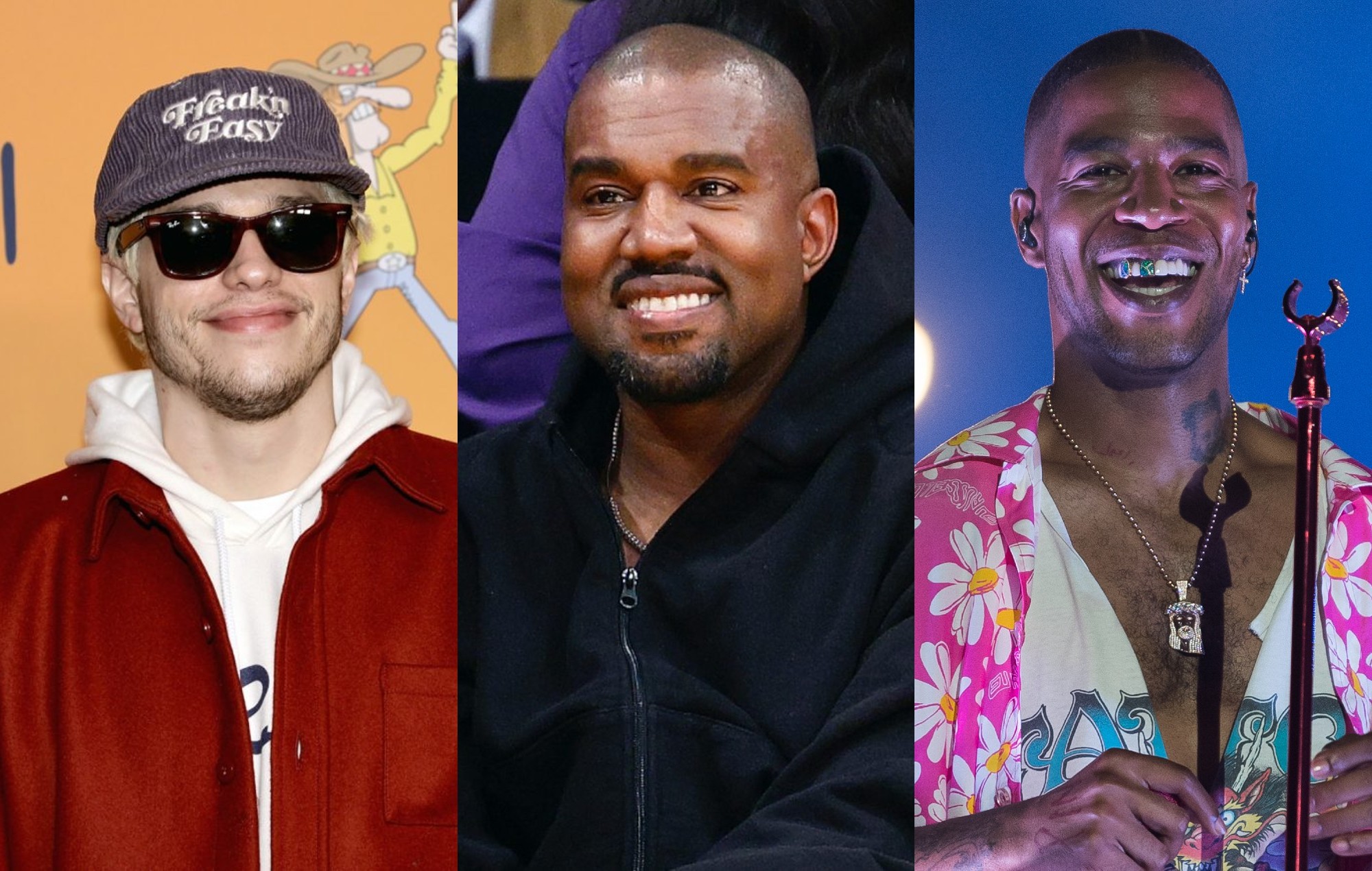 Kanye West lanza sombra a Pete Davidson y Kid Cudi con un falso titular del New York Times