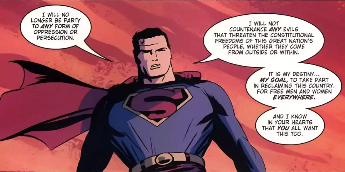 Superman's statement of purpose from New Frontier