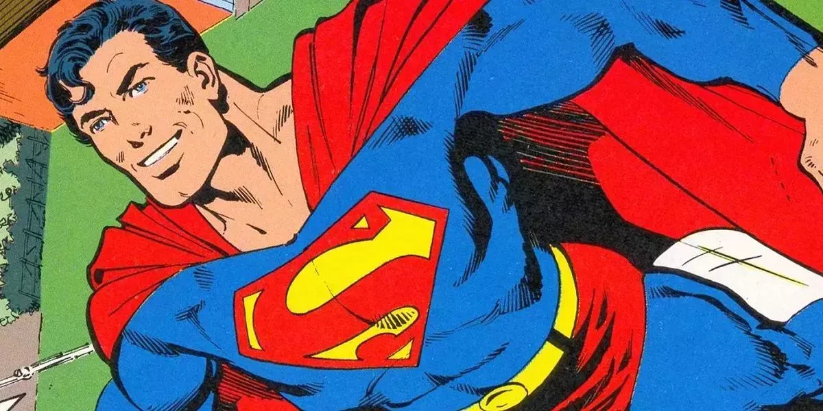 80s Superman flying in DC Comics