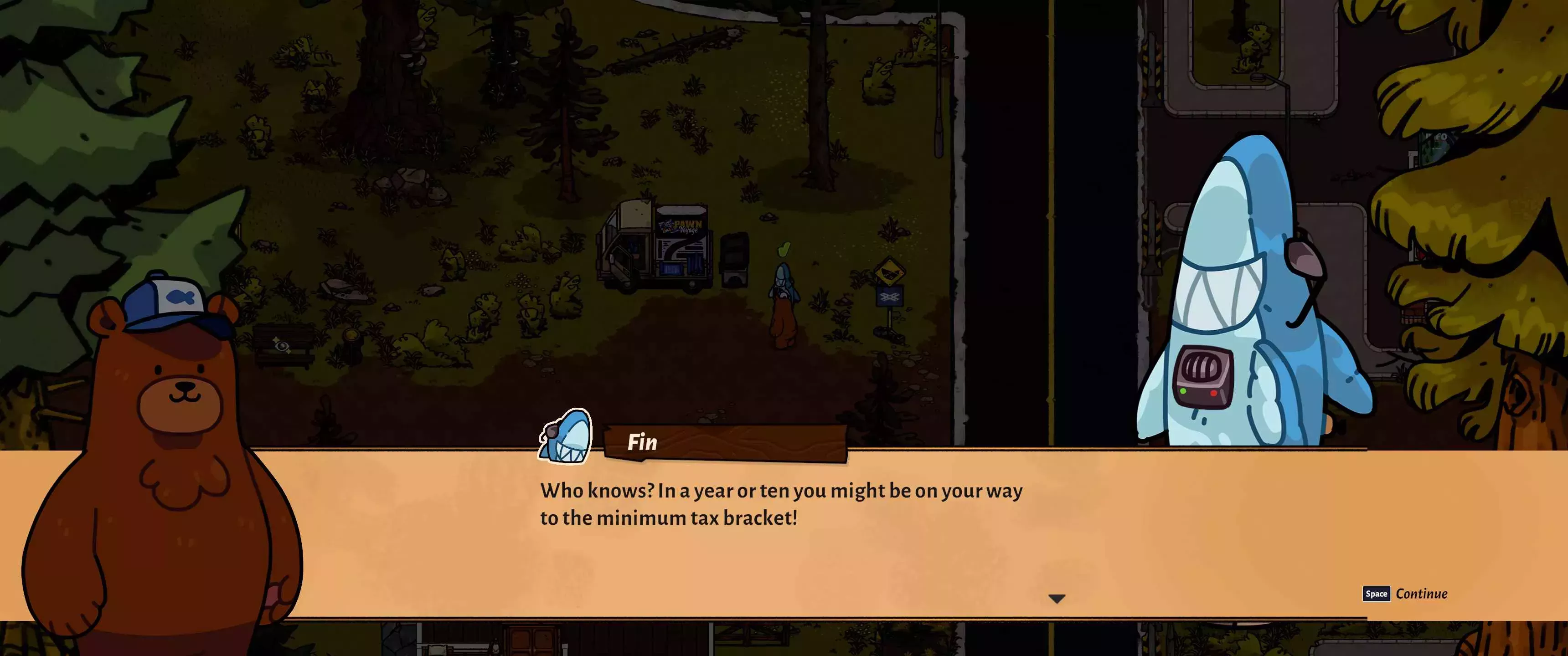 Ser un oso que dirige un B&B no es un picnic